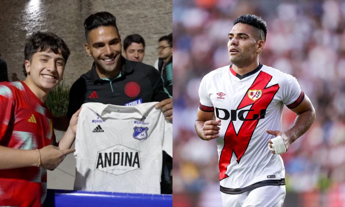 Falcao, Millonarios. Foto: Instagram rubigol//Getty Images/David S. Bustamante/Soccrates