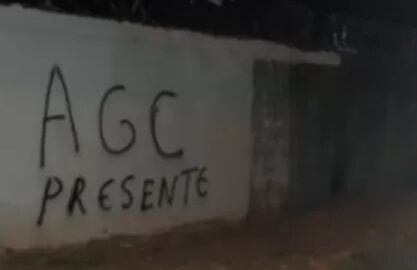 Autodefensas Gaitanistas de Colombia dejaron carteles de 'PRESENTE' en Cesar