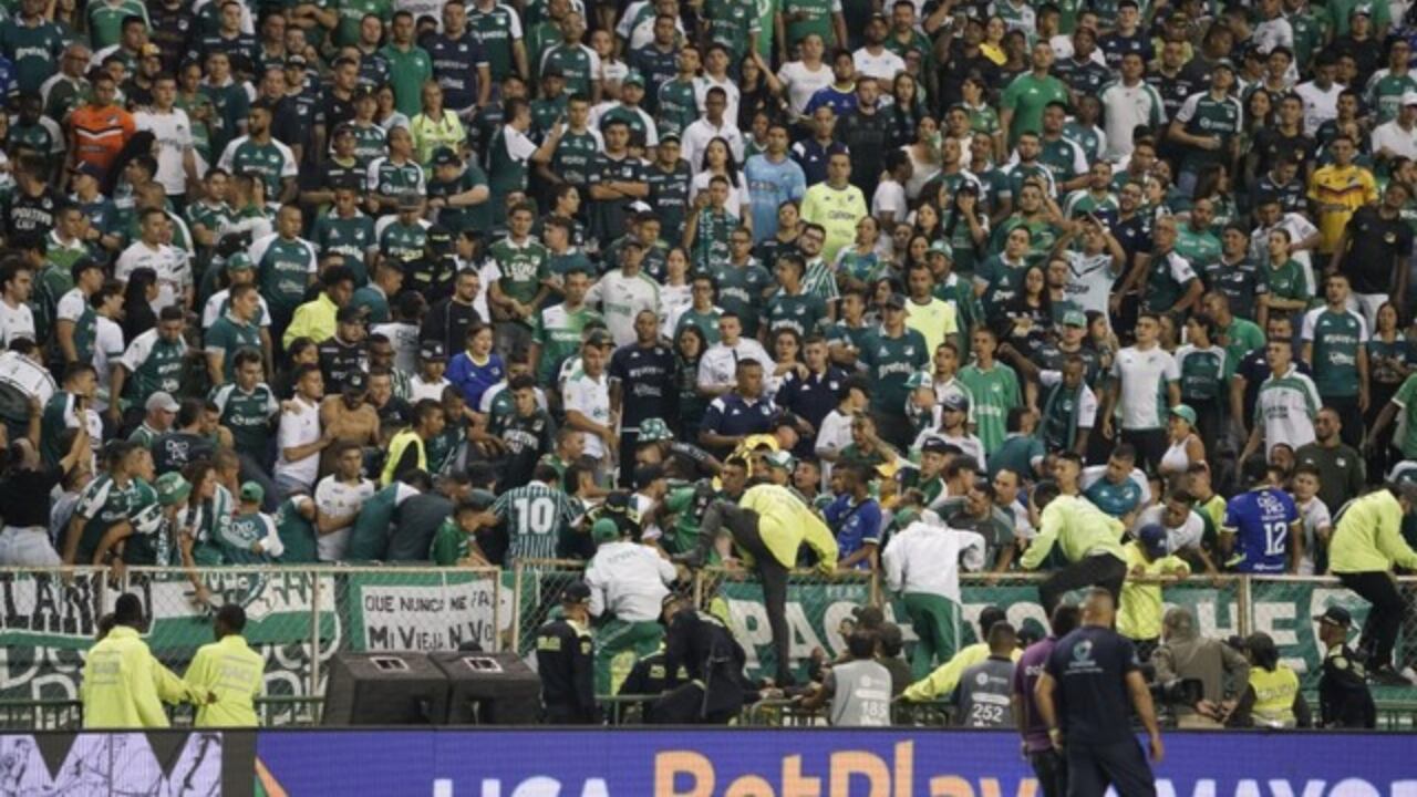 Disturbios en el clásico entre Deportivo Cali y América