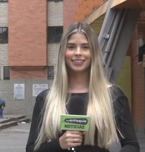 María Camila Vergara, periodista de Teleantioquia
