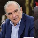 Humberto de la Calle y el canciller Álvaro Leyva.