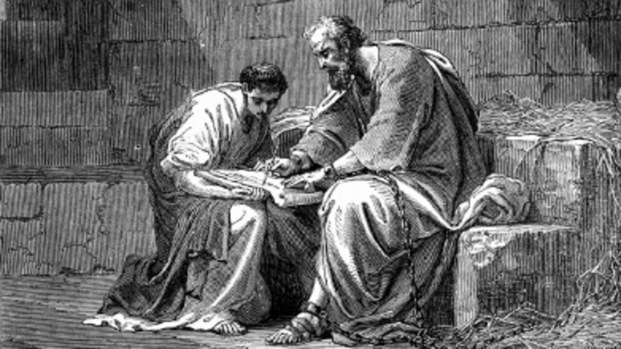 El apóstol Pablo también escribió algunas de sus epístolas en la cárcel.