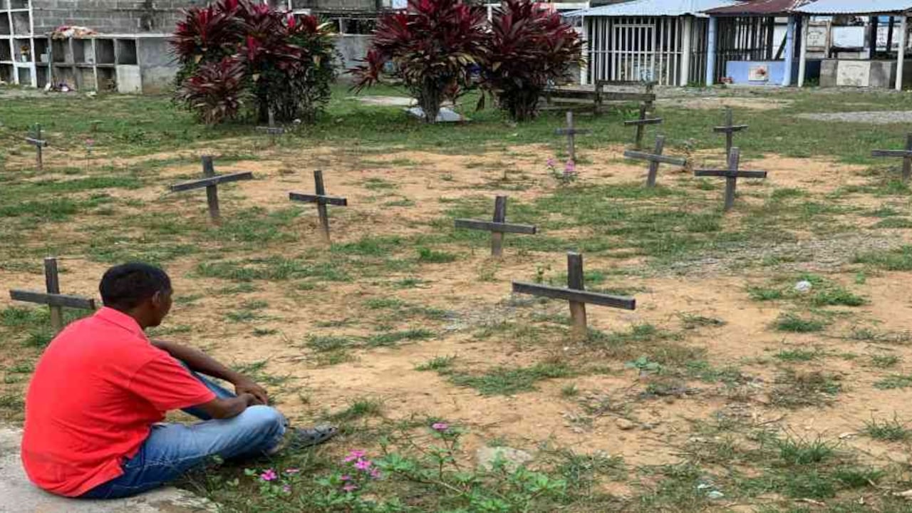 El 28 de enero de 2019, una panga con 34 migrantes zozobró mientras navegaban entre Capurganá y Sapzurro, dos pueblitos en la frontera con Panamá. Foto: José Guarnizo.