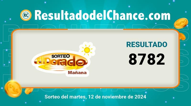 Resultados Lotería El Dorado Mañana 12 de noviembre.