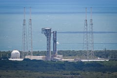 El complejo de lanzamiento 41 por delante del lanzamiento del Boeing CST-100 Starliner en el Centro Espacial Kennedy en Cabo Cañaveral, Florida, el 1 de junio de 2024.