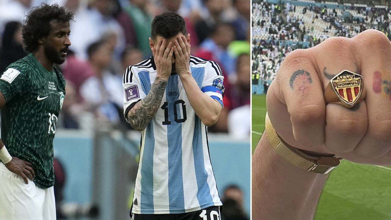 Dekko, cantante colombiano, estuvo presente en el Estadio Lusail, donde Argentina cayó a manos de Arabia Saudita