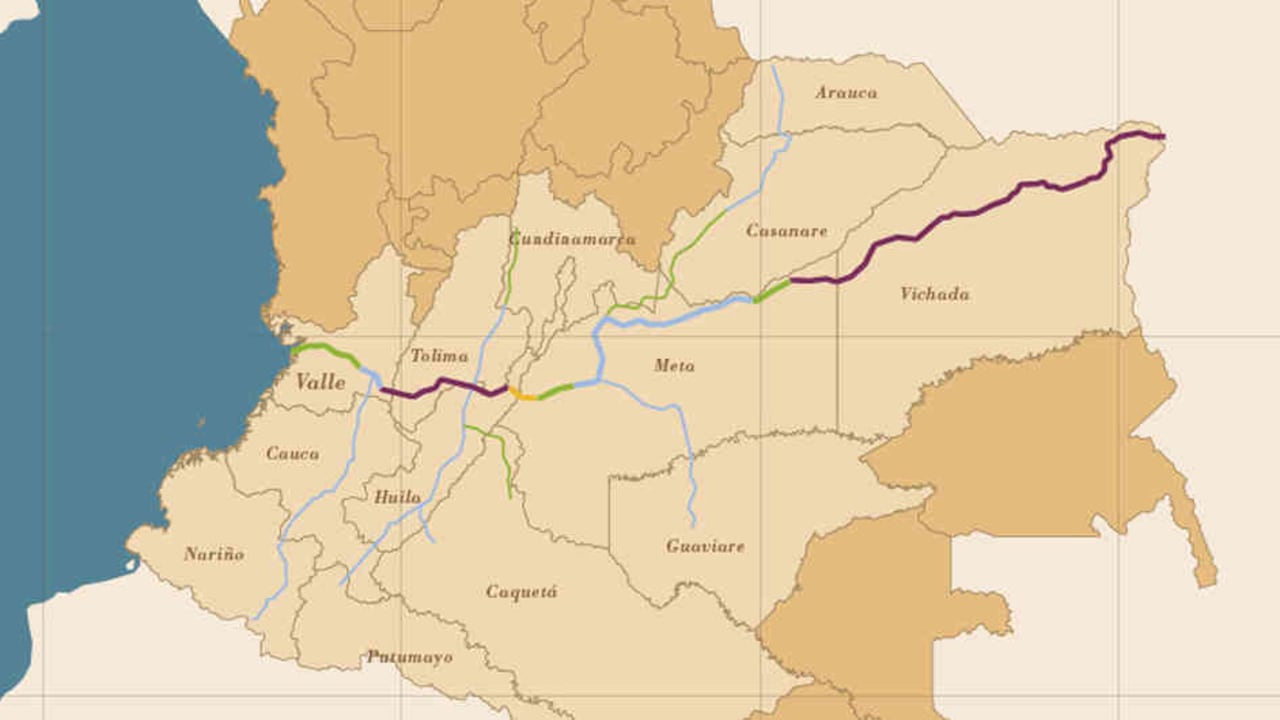 Trazado de la vía. El 25 por ciento ya está hecho.