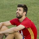 Gerard Piqué, jugador de España.