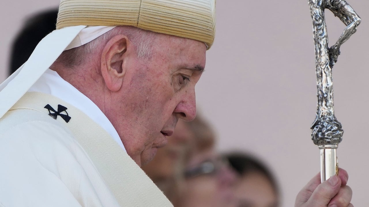 "La fe puede ser como un partido de fútbol sin gol": Papa FranciscoFoto AP / Gregorio Borgia.