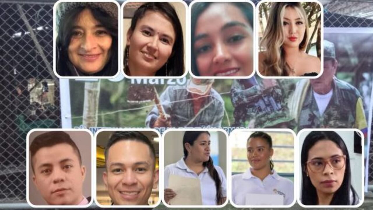 Funcionarios de la Gobernación del Cauca que estaban secuestrados.