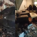 Así quedó el lugar tras el grave accidente ocurrido esta madrugada.