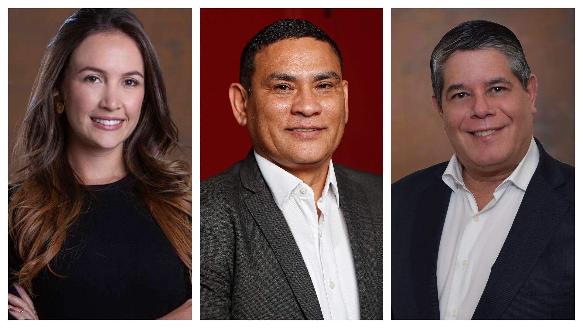 Ana María Castañeda, Didier Lobo y Armando Zabaraín.