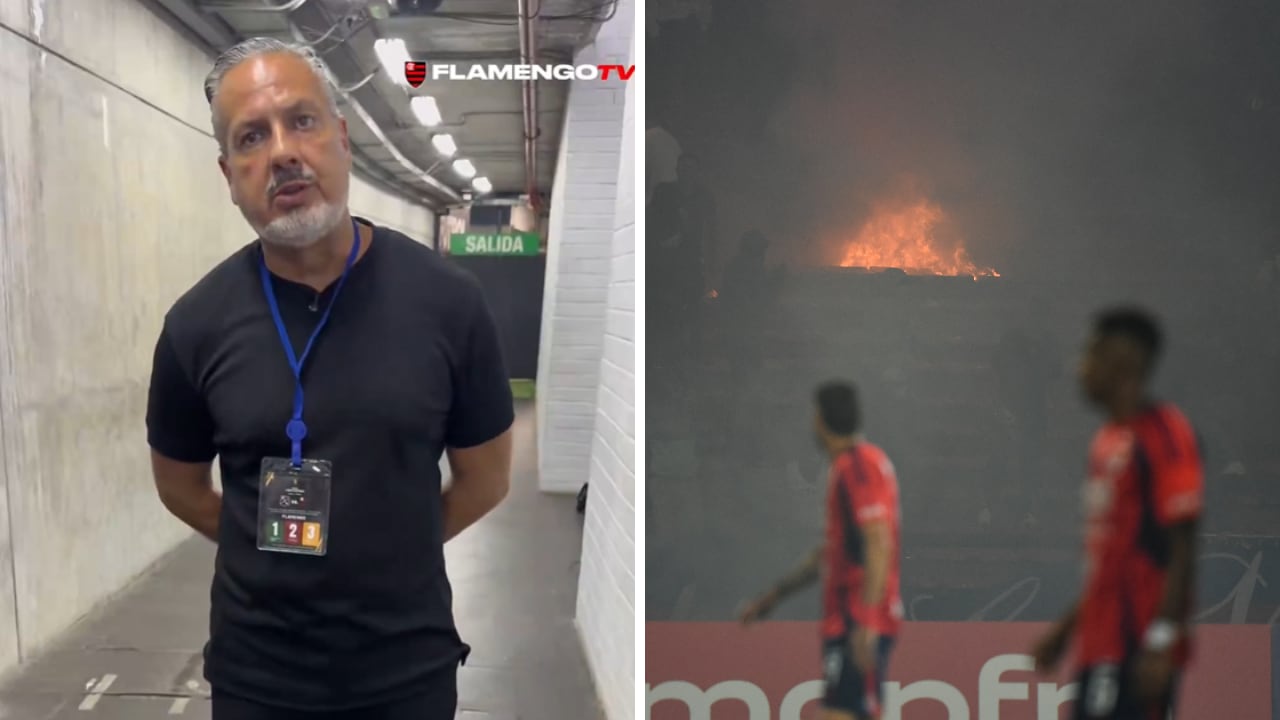 José Boto, director de fútbol del Flamengo, se pronunció tras los desmanes en el Atanasio Girardot.