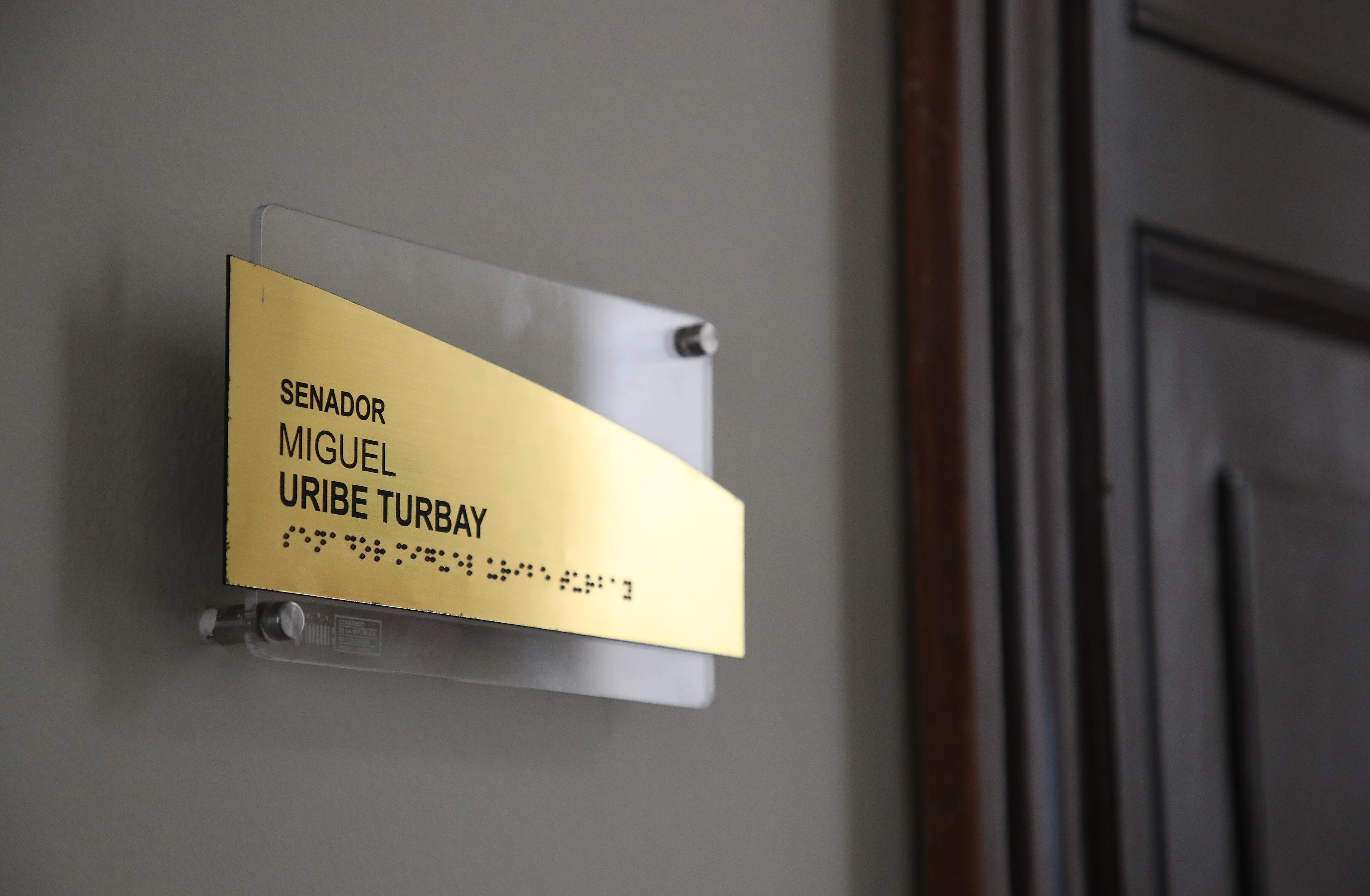 Curul del Senador Miguel Uribe Turbay