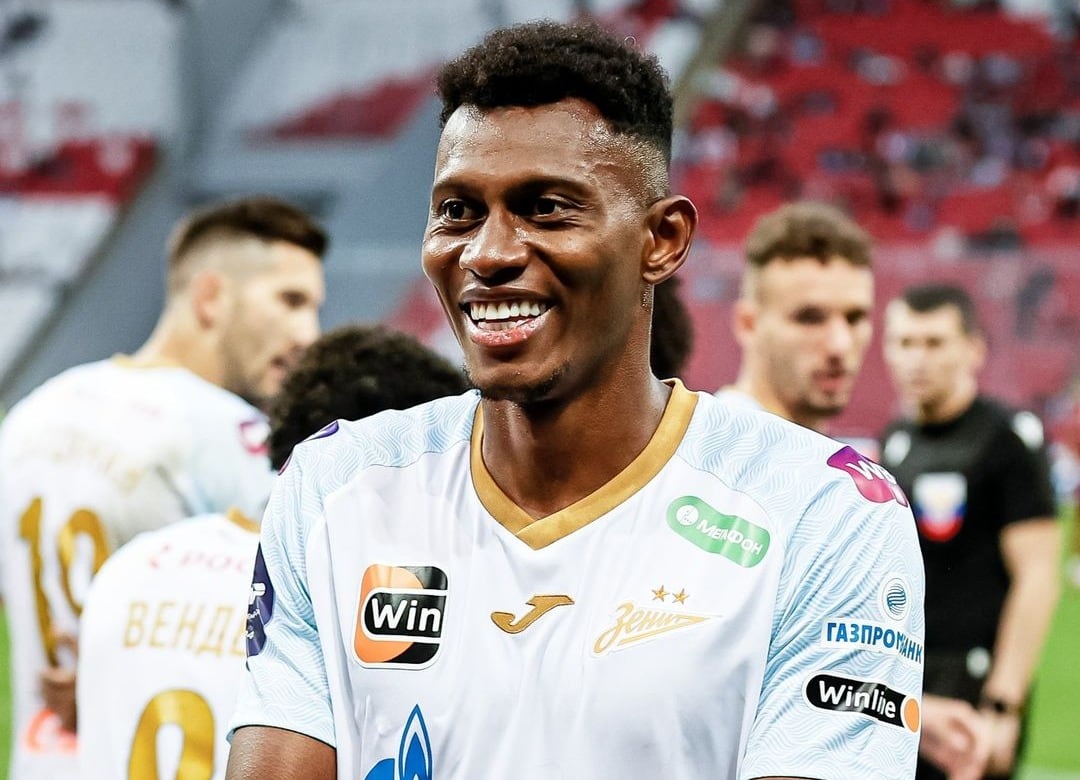 Mateo Casierra, delantero colombiano del Zenit.