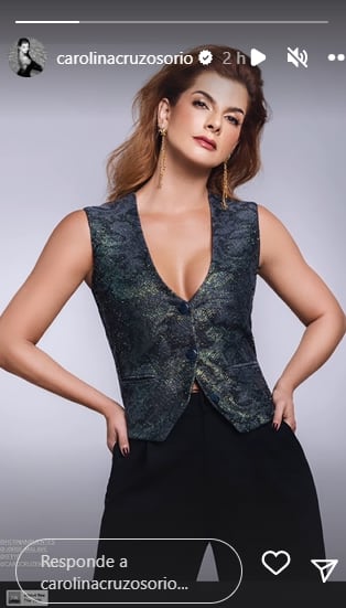 Foto: Instagram @carolinacruzosorio.