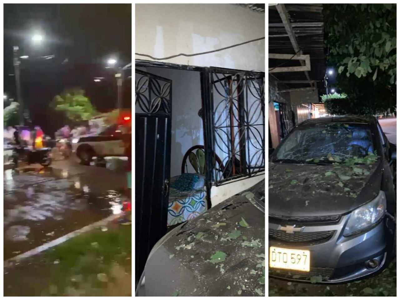 Imágenes del lugar de la explosión.