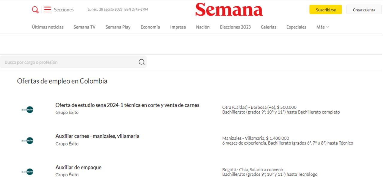 Oferta Éxito.