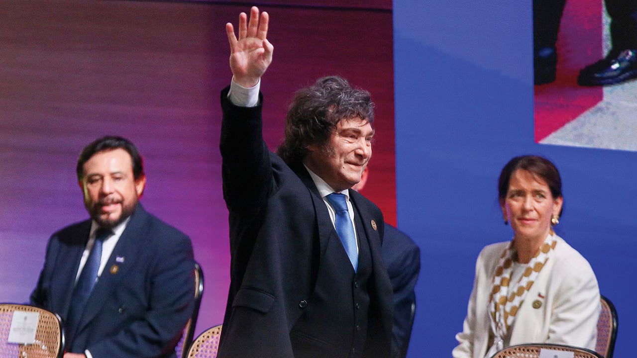 El presidente de Argentina, Javier Milei, se robó la atención en Cali.
