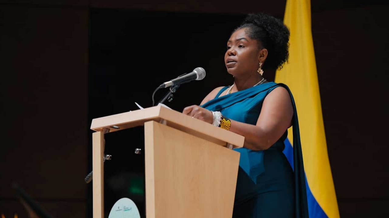 Francia Márquez, vicepresidenta de Colombia, en Cali, este 24 de abril de 2026.