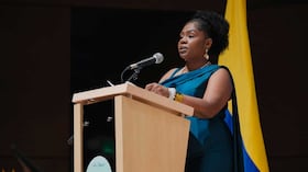 Francia Márquez, vicepresidenta de Colombia, en Cali, este 24 de abril de 2026