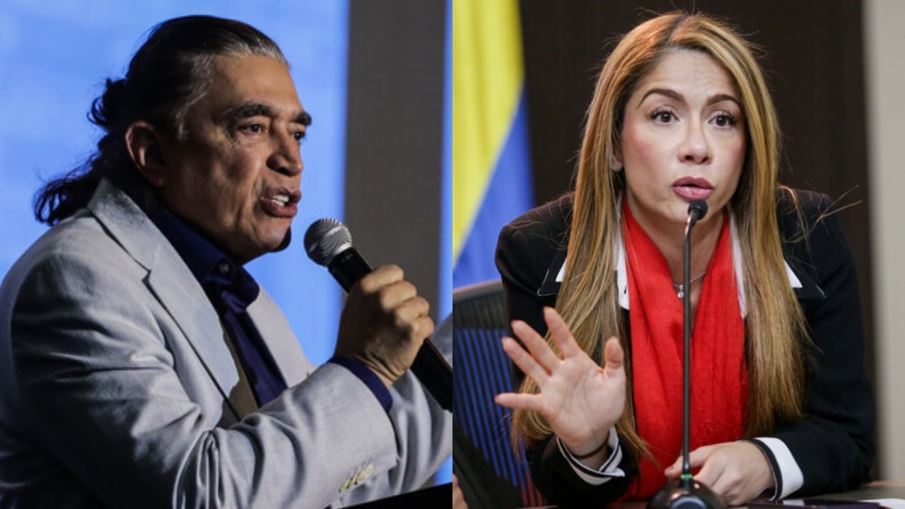 Gustavo Bolívar y Catherine Juvinao.