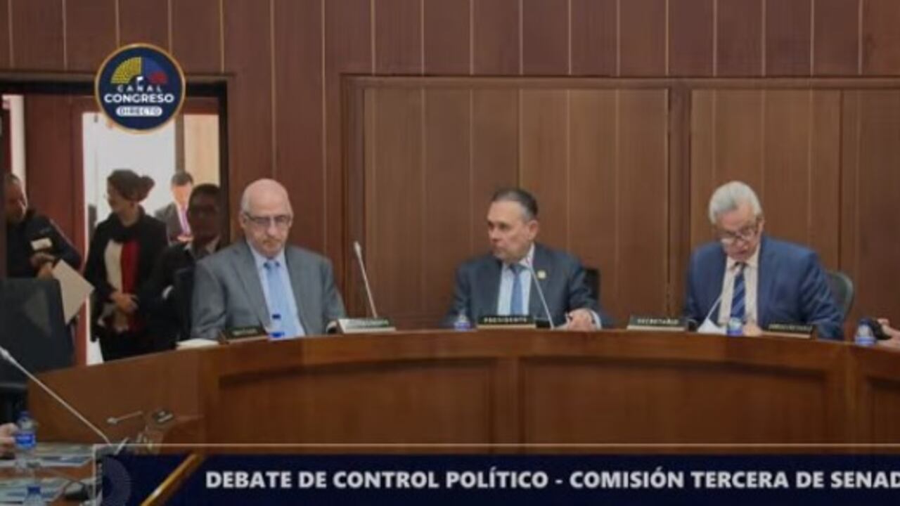 Debate de control político en la Comisión Tercera del Senado al gerente del Banco de la República.