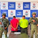 Alias Cortico, cabecilla de Mordisco en Nariño tras ser capturado.