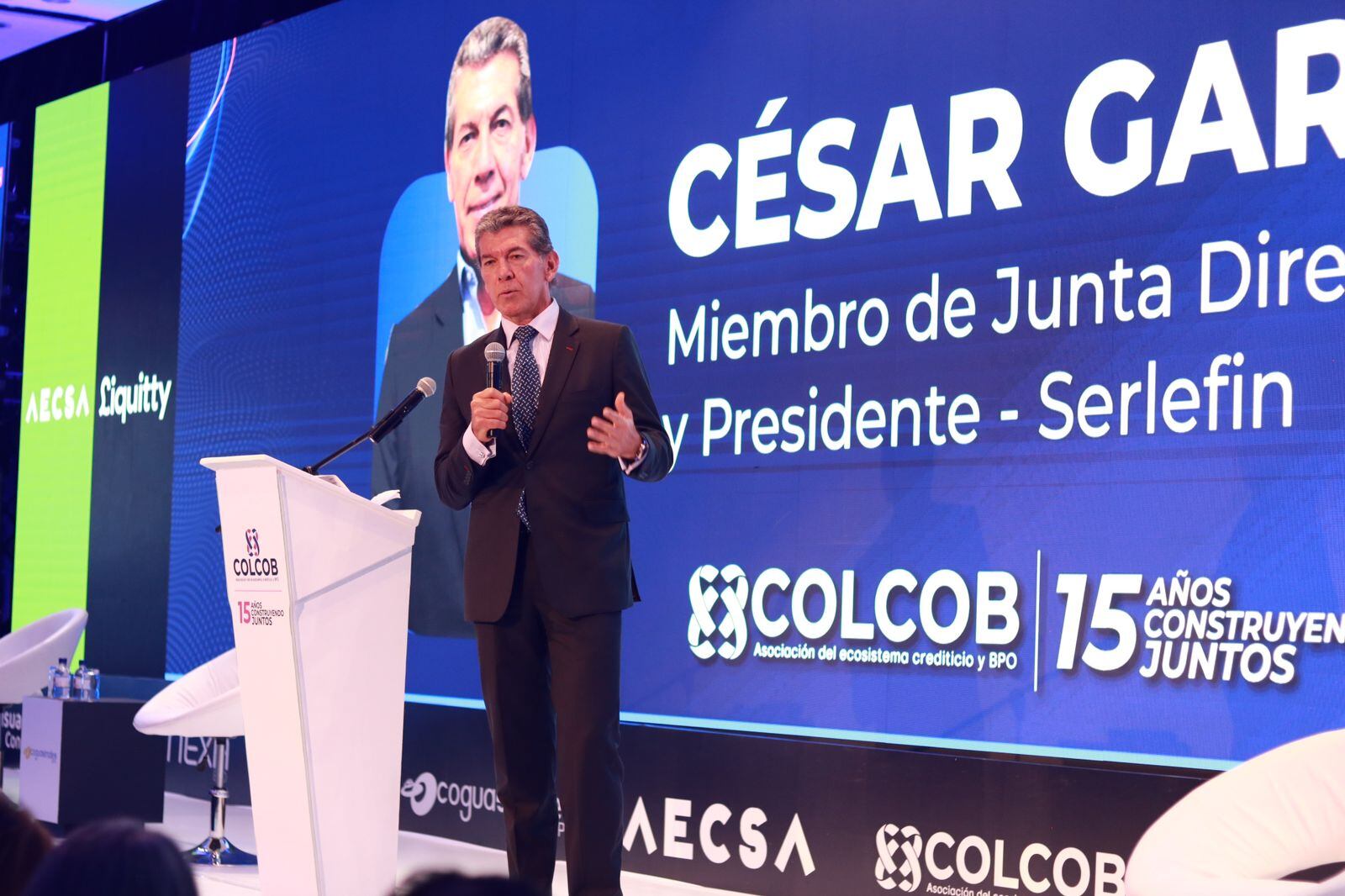 Munir Jalil, director de investigaciones económicas de BTG Pactual, durante el 19 
Congreso Internacional de Crédito, Recuperación y BPO.