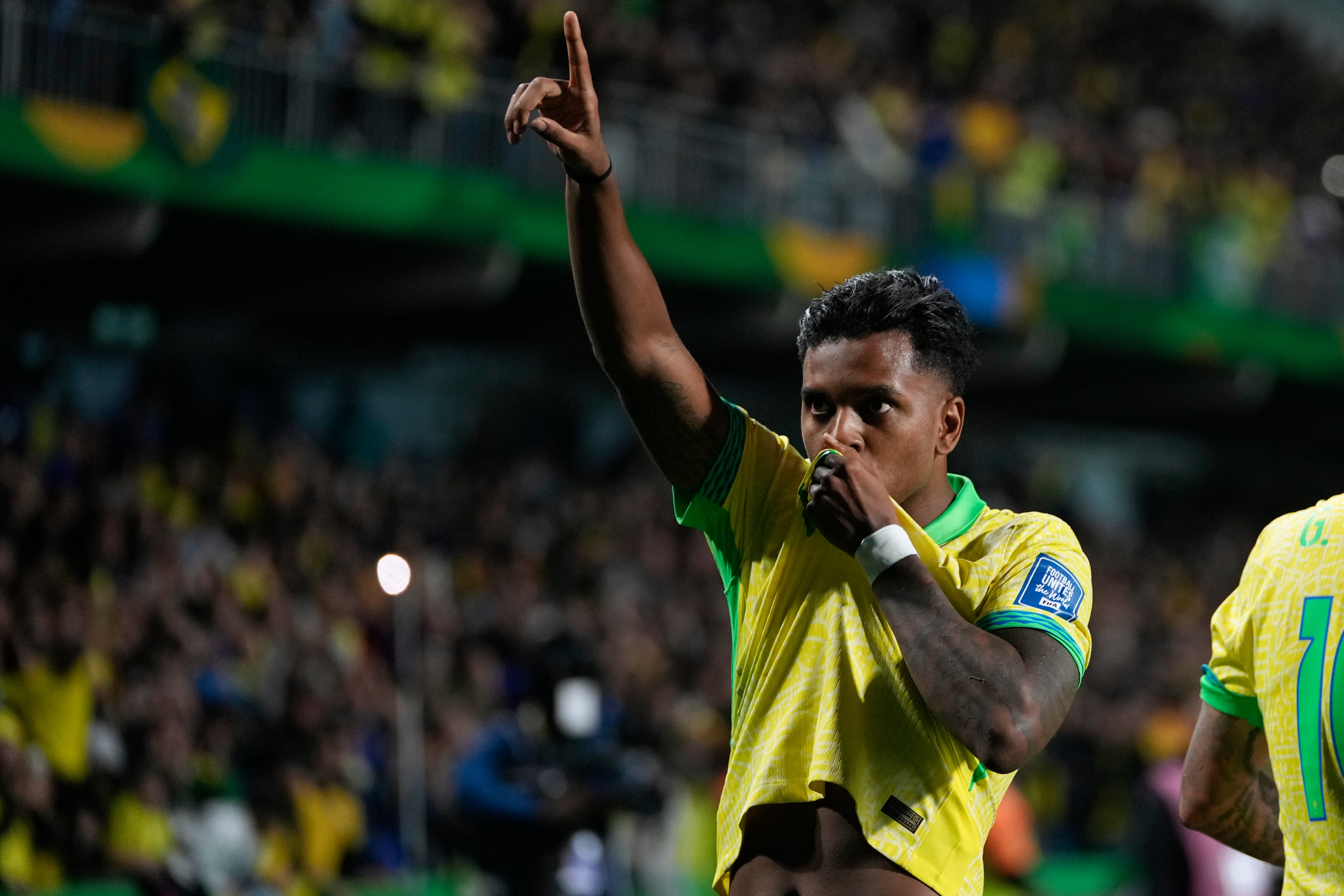 Rodrygo, figura de Brasil y del Real Madrid