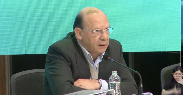 Germán Ávila, ministro de Hacienda, durante la asamblea ordinaria de Ecopetrol