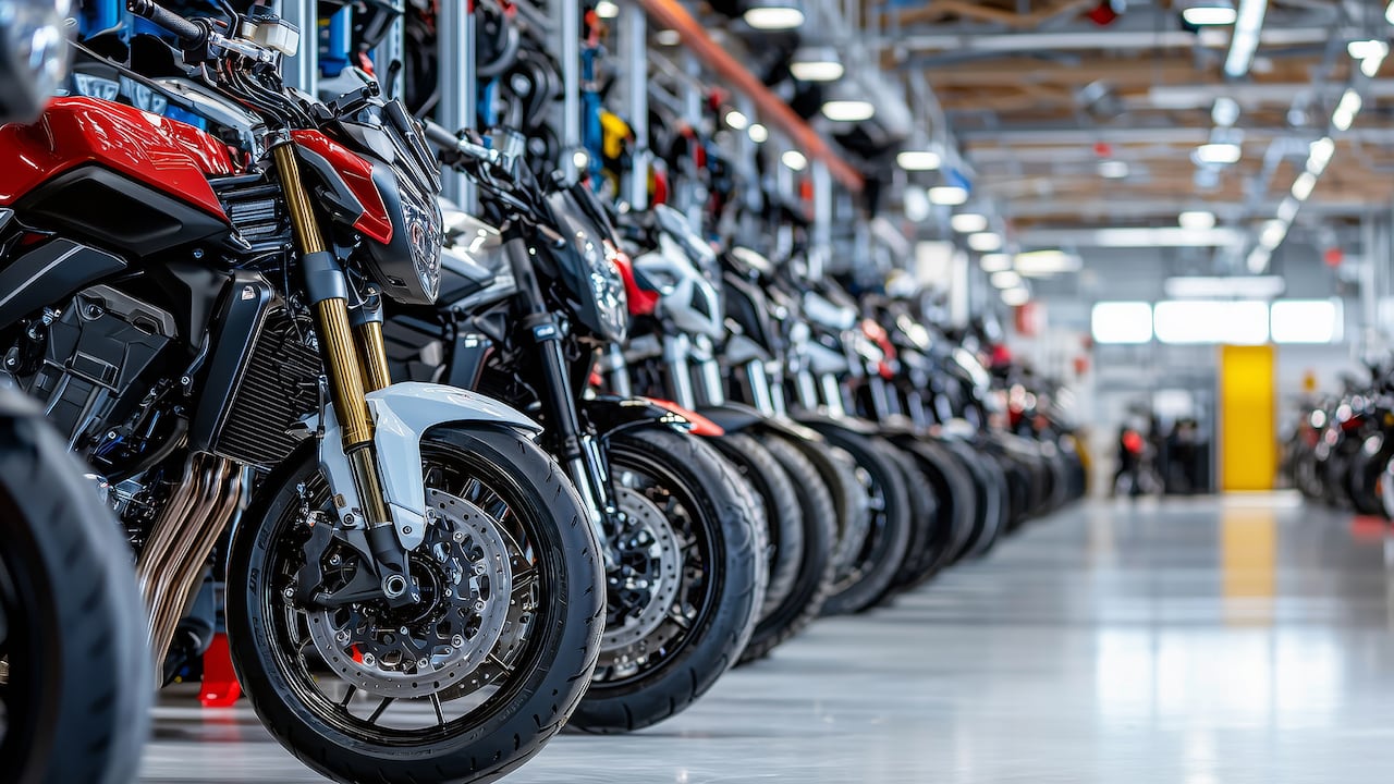 La industria de las motocicletas creció este año.