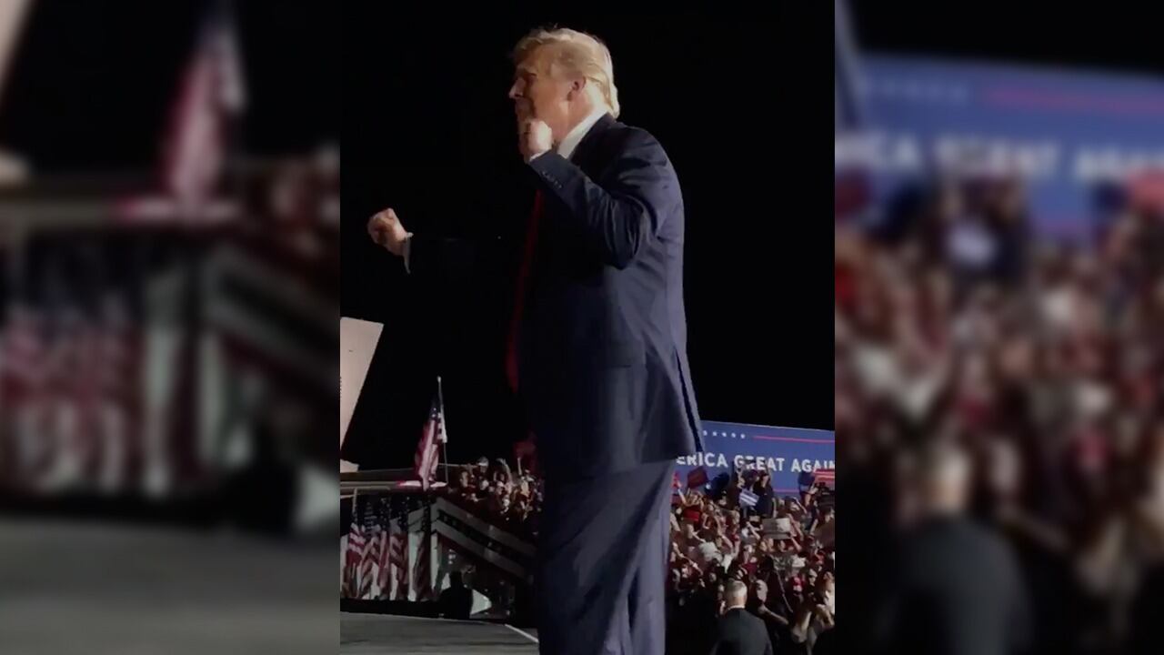 El baile de Donald Trump, tras decir que se siente como “Supermán” luego de tratamiento anticovid.