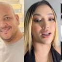 De izquierda a derecha: Alias El Calvo, la Diabla y el pastor Lora.