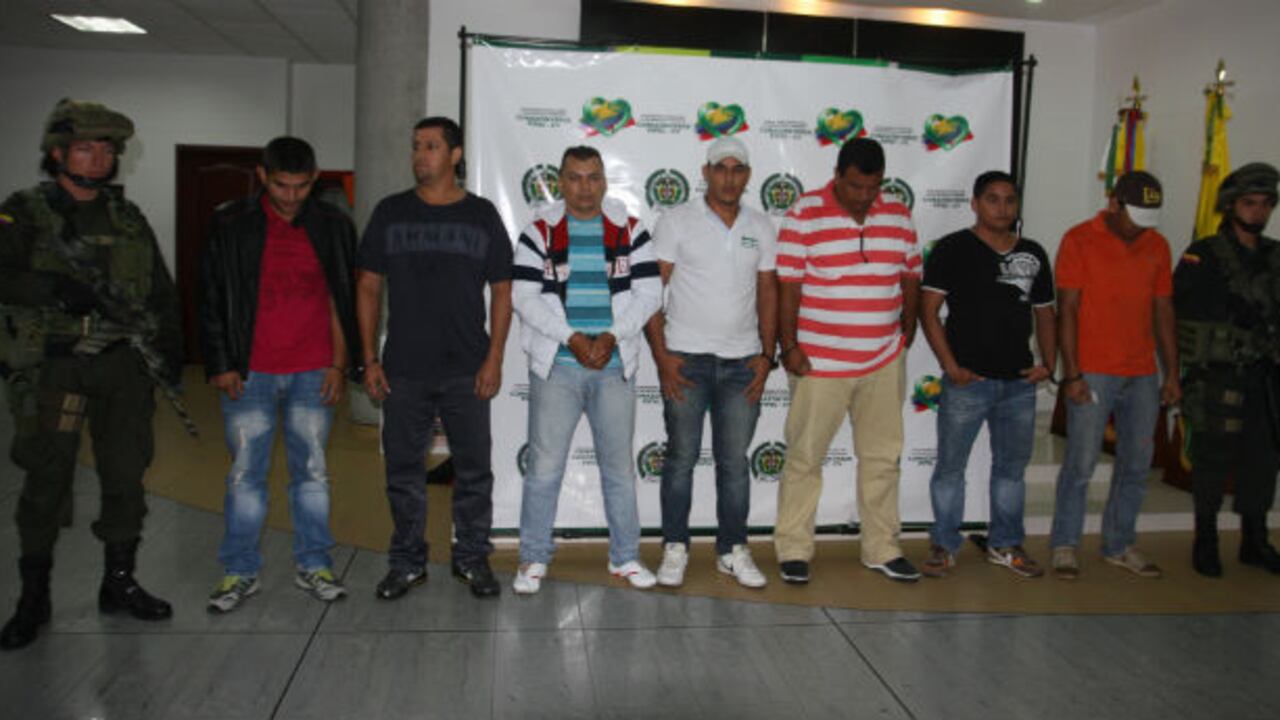Cayeron siete presunto integrantes de la organización.