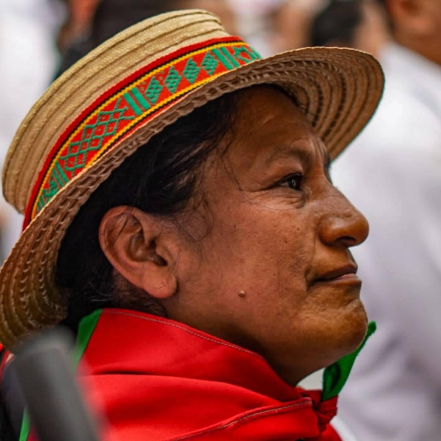 La senadora Aída Quilcué adelataba un trabajo organizativo con las comunidades indígenas del oriente del Cauca cuando se presentó la retención.