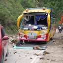 Deslizamiento de rocas en vía Curos . Málaga