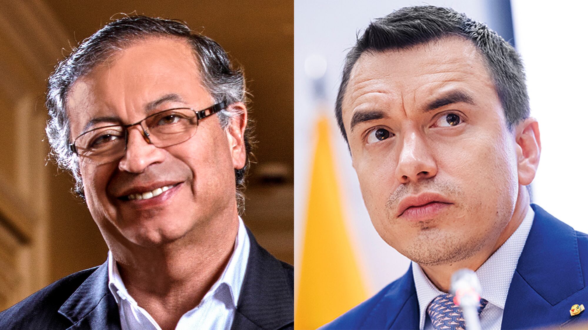 Gustavo Petro Daniel Noboa