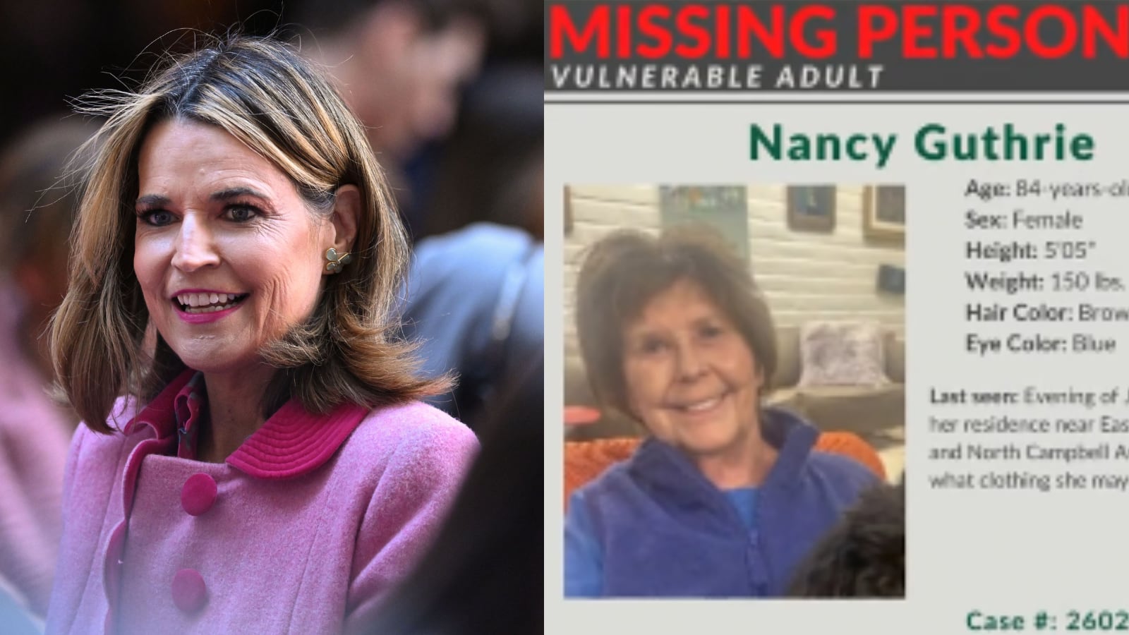 Trump ordena el despliegue total de las fuerzas federales para resolver el caso de Nancy Guthrie, madre de la periodista Savannah Guthrie