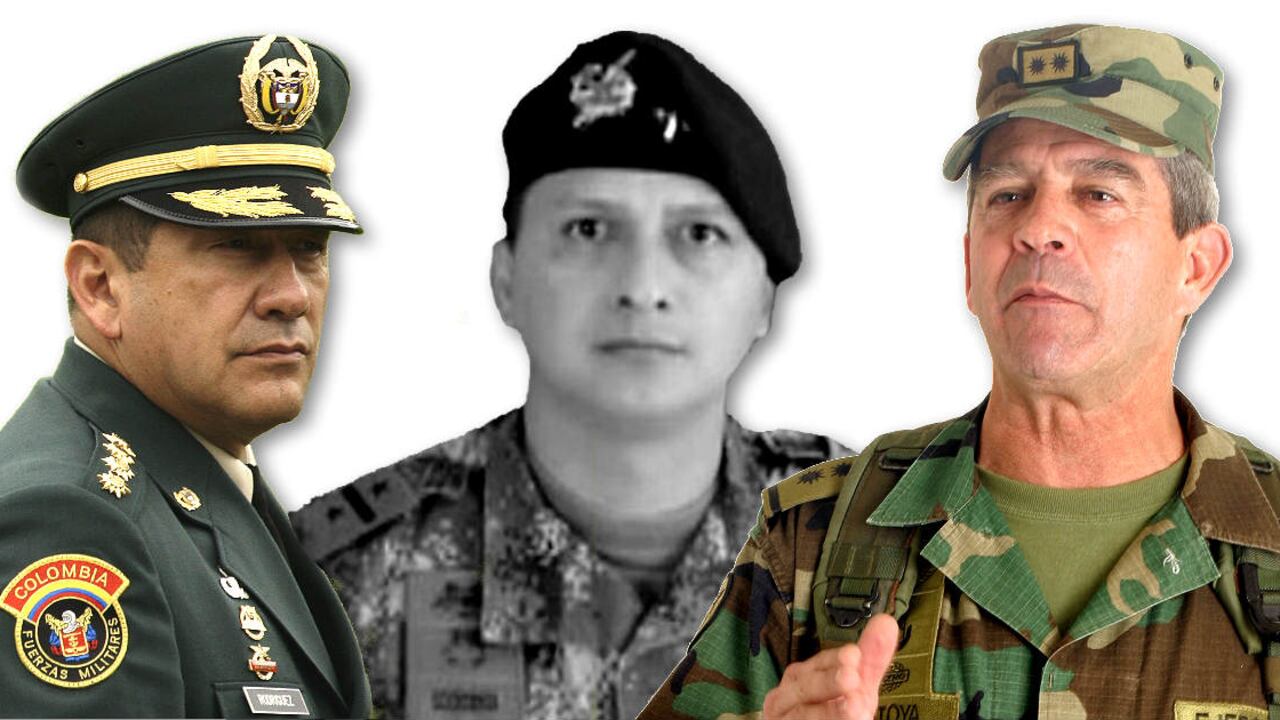 Los generales Juan Pablo Rodríguez y Mario Montoya fueron salpicados por el coronel (r) Róbinson González del Río.