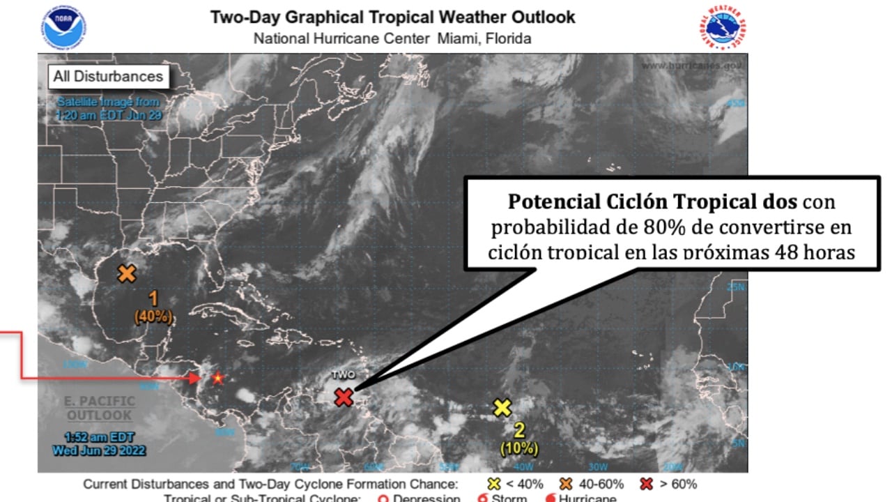 Ideam lanza alerta de ciclón categoría 2, que pasaría por la costa Atlántica y San Andrés