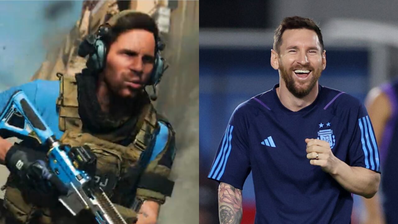 Messi. Foto: Captura de pantalla Twitter oficial Call of Duty (@CallofDuty)//REUTERS/Amr Abdallah Dalsh