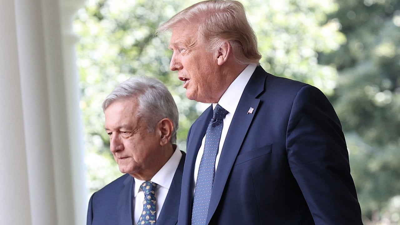 Andrés Manuel López Obrador apoya a Trump ante su posible detención.