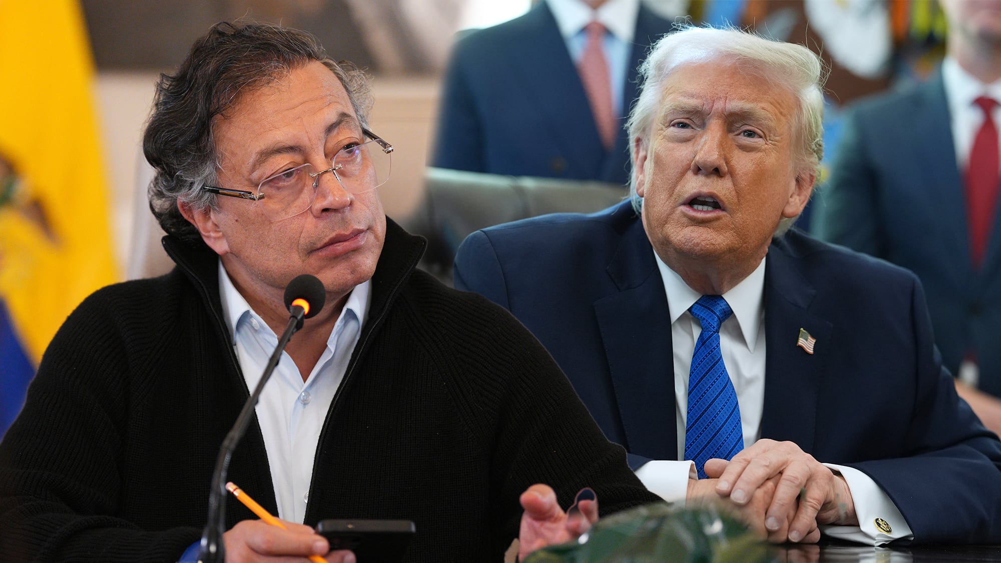 Gusatvo Petro Donald Trump