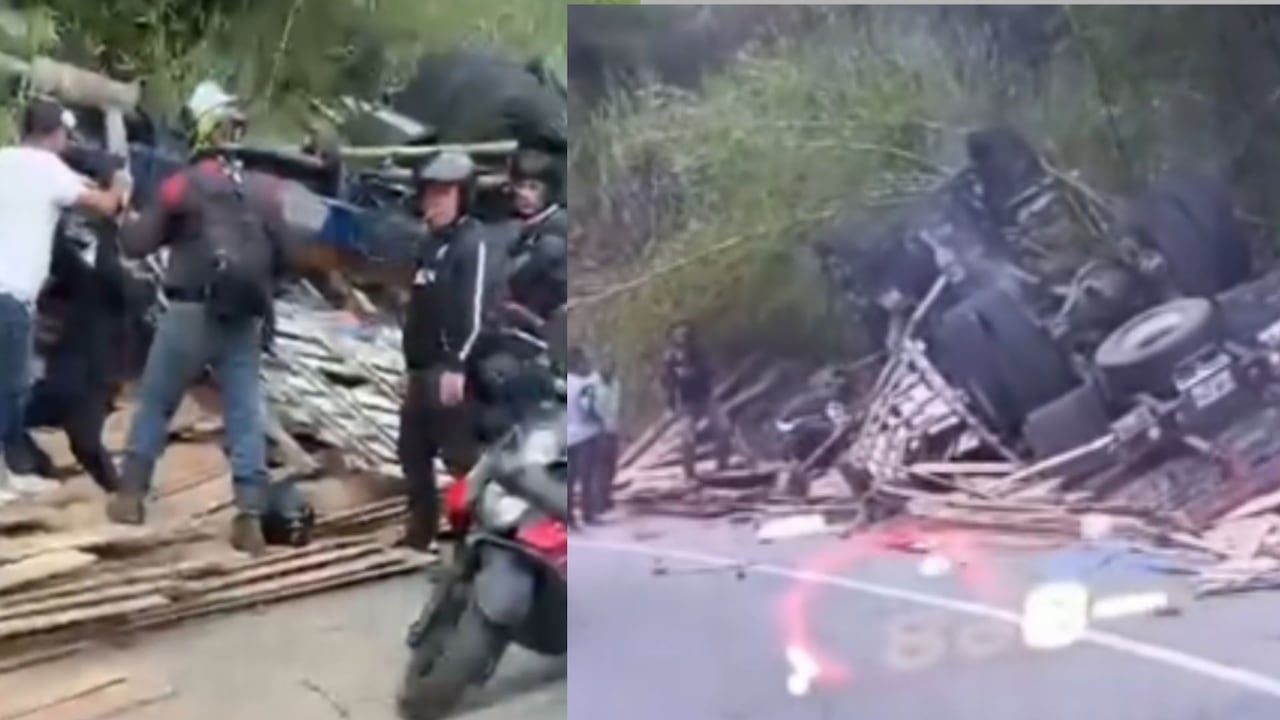 Accidente en la vía al aeropuerto Palonegro