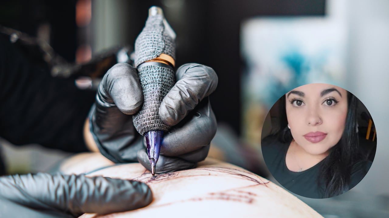 El tatuaje que se iba a realizar era en la parte baja de la espalda.