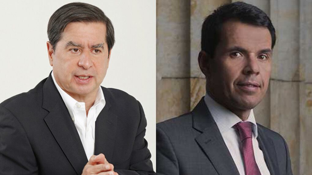 Juan Fernando Cristo y Guillermo Rivera, exministros del Interior.