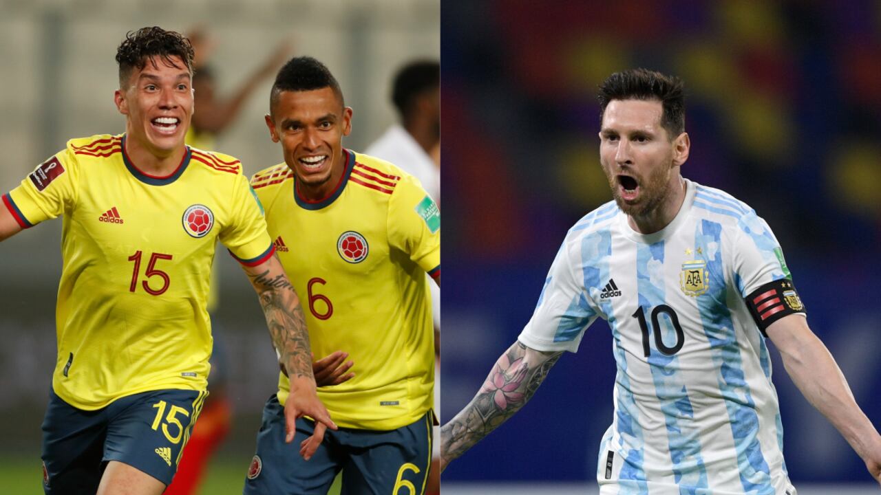 Colombia vs. Argentina. Foto: AP / Paolo Aguilar / Juan Mabromata