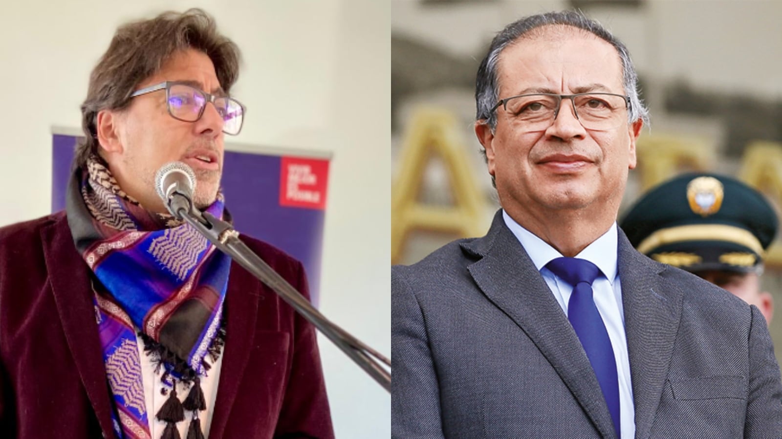 Daniel Jadue y Gustavo Petro