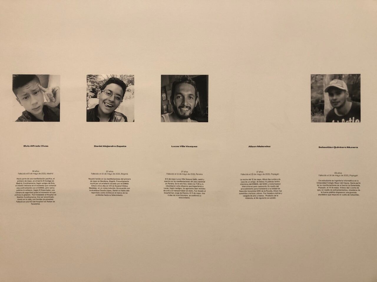 "Vidas robadas" en Fragmentos.